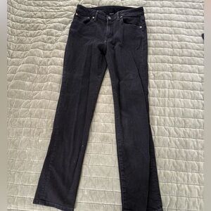 American Eagle Outfitters Black Slim Straight Jeans